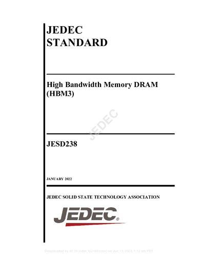 HBM3 JEDEC Spec