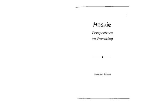 Mosaic: Perspectives on Investing