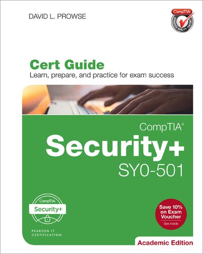 Comptia Security+ Sy0-501 Cert Guide, Academic Edition