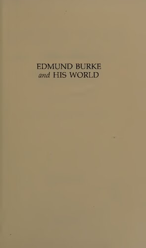 Edmund Burke and his World