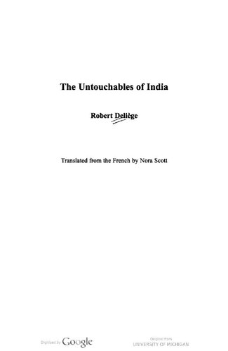 The Untouchables of India (Global Issues Series)