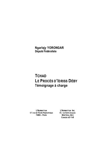 Tchad, le procès d'Idriss Déby: témoignage à charge