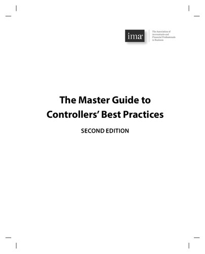 The Master Guide to Controllers' Best Practices: Best Practices