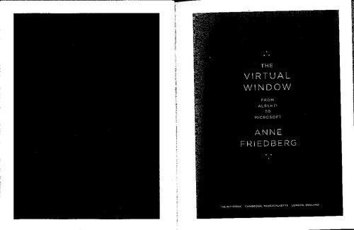 The Virtual Window: From Alberti to Microsoft (The MIT Press)