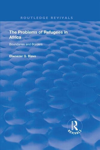 The Problems of Refugees in Africa: Boundaries and Borders