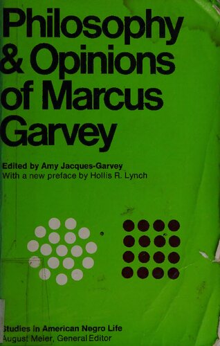 Philosophy and Opinions of Marcus Garvey