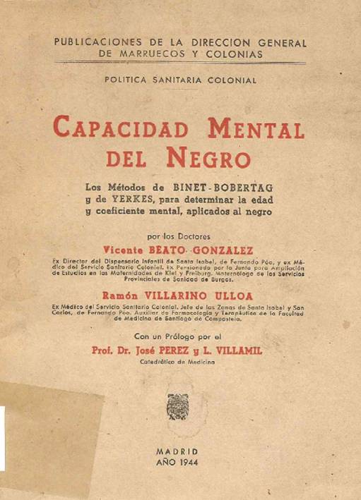 Capacidad mental del negro