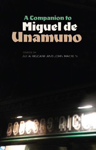 A Companion to Miguel de Unamuno