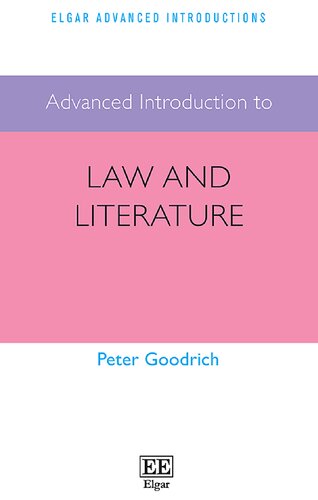 Advanced Introduction to Law and Literature