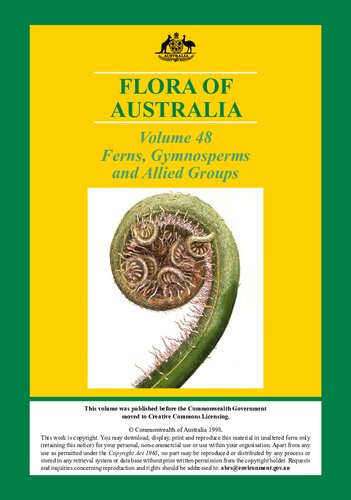 Flora of Australia Ferns, Gymnosperms and Allied Groups Volume 48