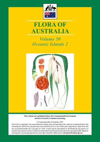 Flora of Australia: Oceanic islands 2. Volume 50