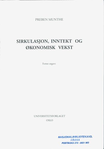 Sirkulasjon, inntekt og økonomisk vekst