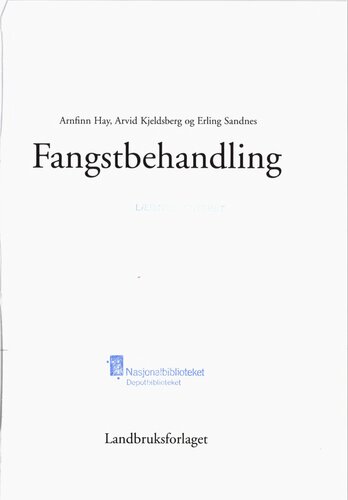 Fangstbehandling