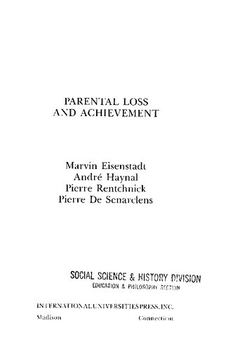 Parental Loss and Achievement