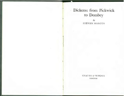 Dickens: From Pickwick to Dombey