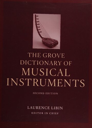 The Grove dictionary of musical instruments Vol. 2, Daāduā - Hymn Technoloty Ltd.