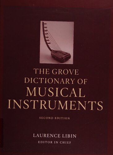 The Grove dictionary of musical instruments Vol. 4, Pabarrung - Tiama.