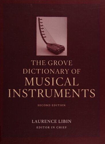 The Grove dictionary of musical instruments Vol. 5, Tibia - Zygmuntowicz, Samuel.