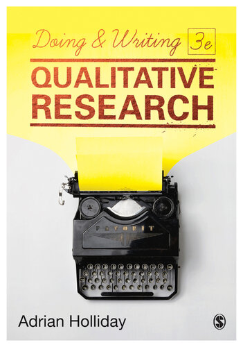 Doing et writing qualitative research