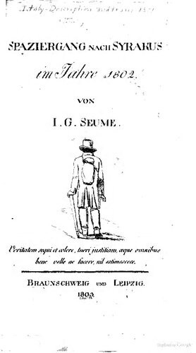 Spaziergang nach Syrakus im Jahre 1802