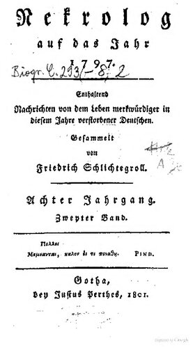 Nekrolog auf das Jahr 1797