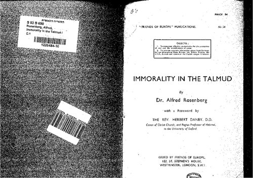 Immorality in the Talmud