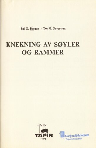 Knekning av søyler og rammer