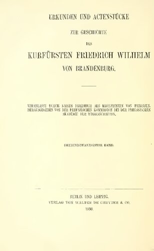 Auswärtige Acten [Akten] (Schweden)