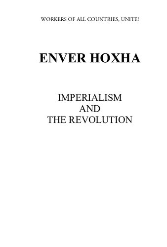 Imperialism and the Revolution