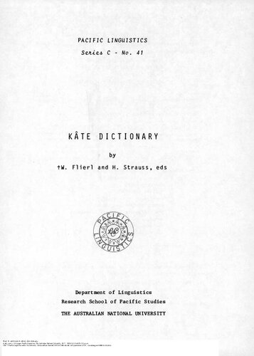 Kâte dictionary