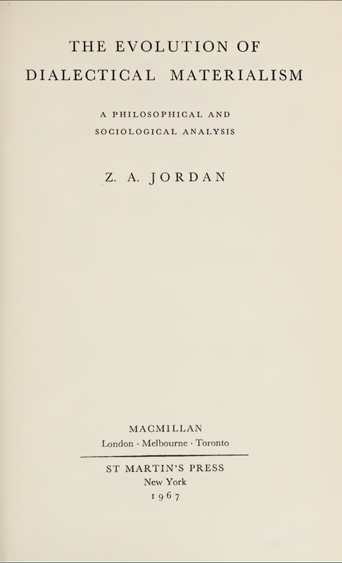 The Evolution of Dialectical Materialism: a Philosophical and Sociological Analysis