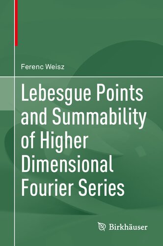 Lebesgue Points and Summability of Higher Dimensional Fourier Series