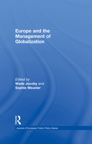 Europe and the Management of Globalization