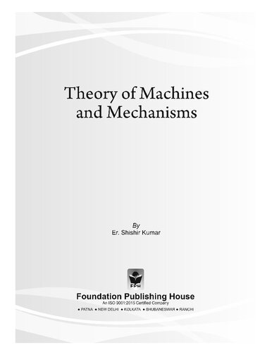 Theory of Machines and Mechanisms