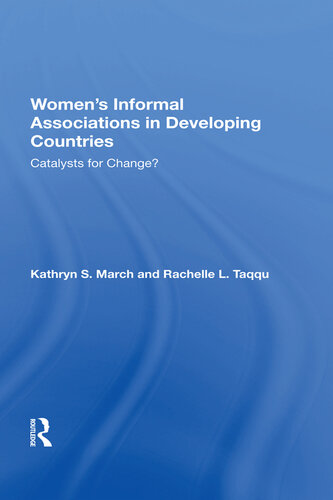 Women's Informal Associations in Developing Countries: Catalysts for Change?