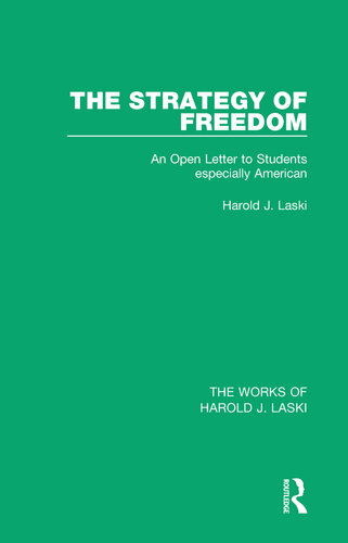 The Strategy of Freedom: An Open Letter to Students, Especially American