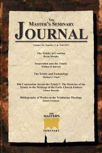 The Master’s Seminary Journal