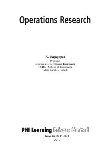 Operations Research