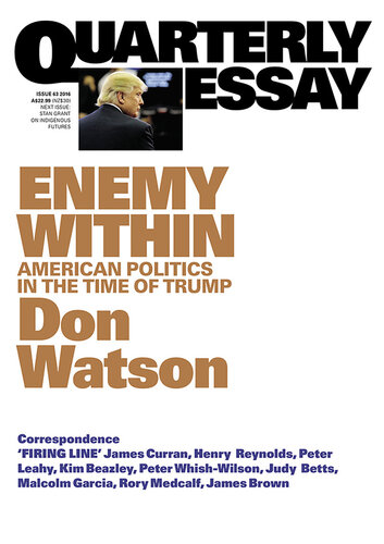 Enemy within : American politics in the time of Trump