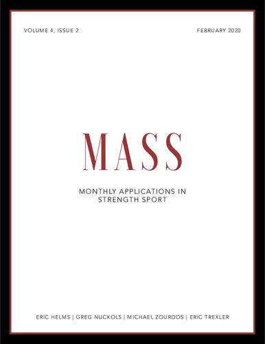 MASS - Volume 4 - Issue 2 - Monthly Applications in Strength Sport