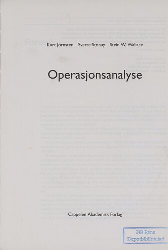 Operasjonsanalyse