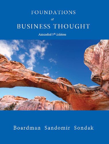 FOUNDATIONS of BUSINESS THOUGHT Amended 9th Edition