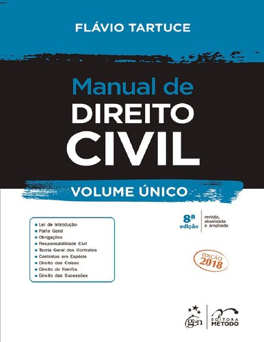 Manual de Direito Civil – Volume Único, 8ª edição