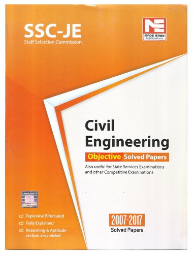 SSC JE(Objective): Civil Engineering