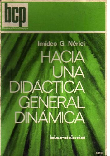 Hacia una didáctica general dinámicca