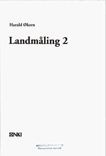 Landmåling. 2