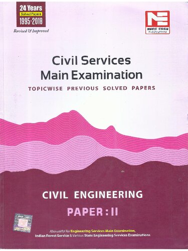 CSE(Mains)-Civil Engineering: Volume 2