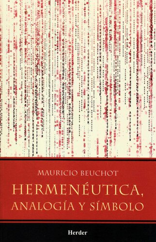 Hermeneutica, analogia y simbolo