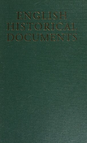 English Historical Documents, 1189-1327