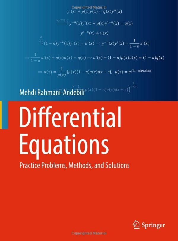 Differential Equations: Practice Problems, Methods, and Solutions